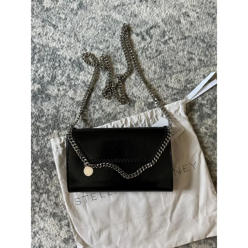 Stella McCartney Fabella Crinkle Faux Leather Crossbody Bag – NWT - Picture 8 of 11